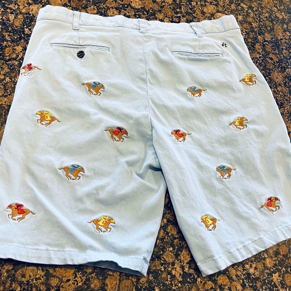 Castaway Nantucket Island Blue Shorts with horse embroidery - Picture 4 of 9